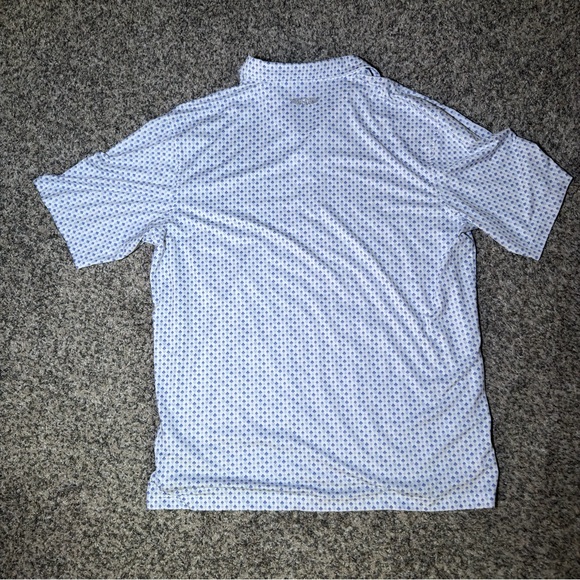 Men's Straight Down Blue and Purple micro print Golf Polo XXL - Picture 4 of 4